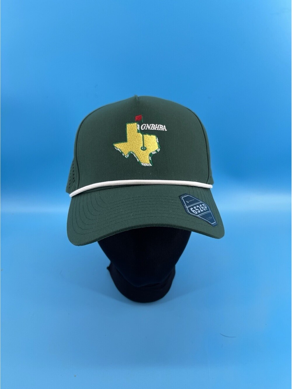 Golf Snapback Hat Green GNBHBA Texas Logo James Hardie One Size